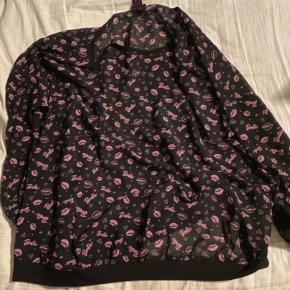 Torrid Barbie sheer blouse 2